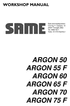 Thumbnail Same Argon F 50 55 60 65 70 75 50F 55F service repair manual