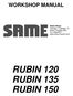 Thumbnail Same Rubin 120 135 150 workshop service repair manual book