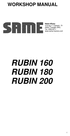 Thumbnail Same Rubin 160 180 200 service repair workshop manual book