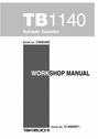 Thumbnail Takeuchi TB1140 workshop service repair manual book Excavato Thumbnail Takeuchi TB1140 workshop service repair manual book Excavato