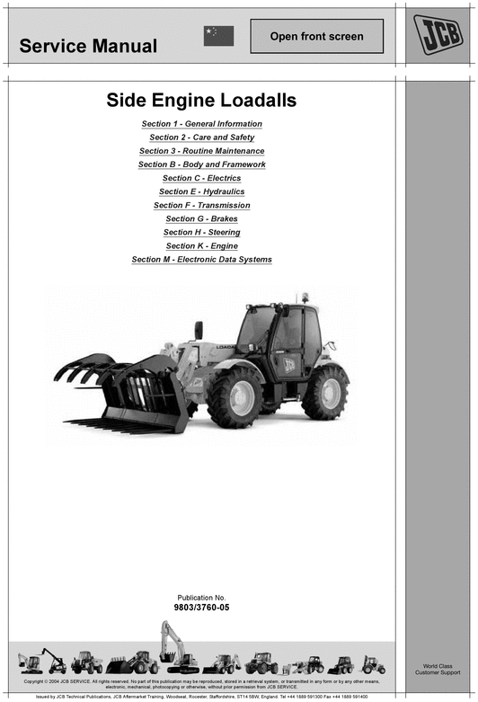 Product picture JCB 531 533 535 536 526 541 Service Repair Manual Workshop